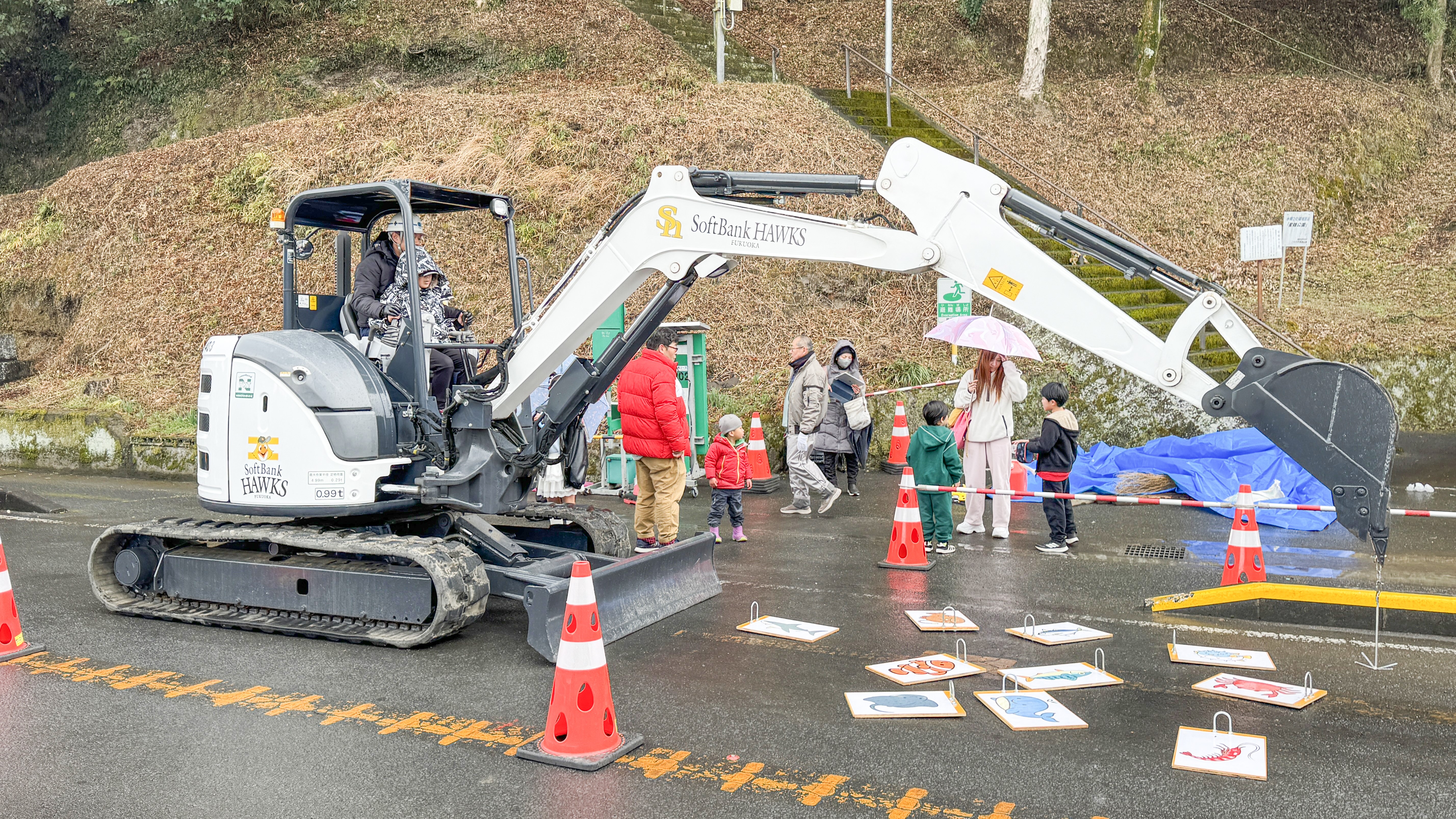 国道386号三郎丸橋周辺で「三郎丸橋復旧祈願イベント」