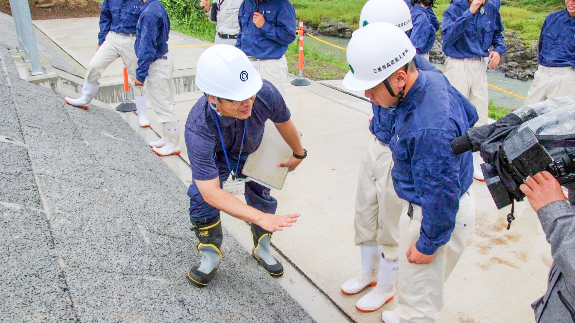 三重総合高生徒が現場体験学習会