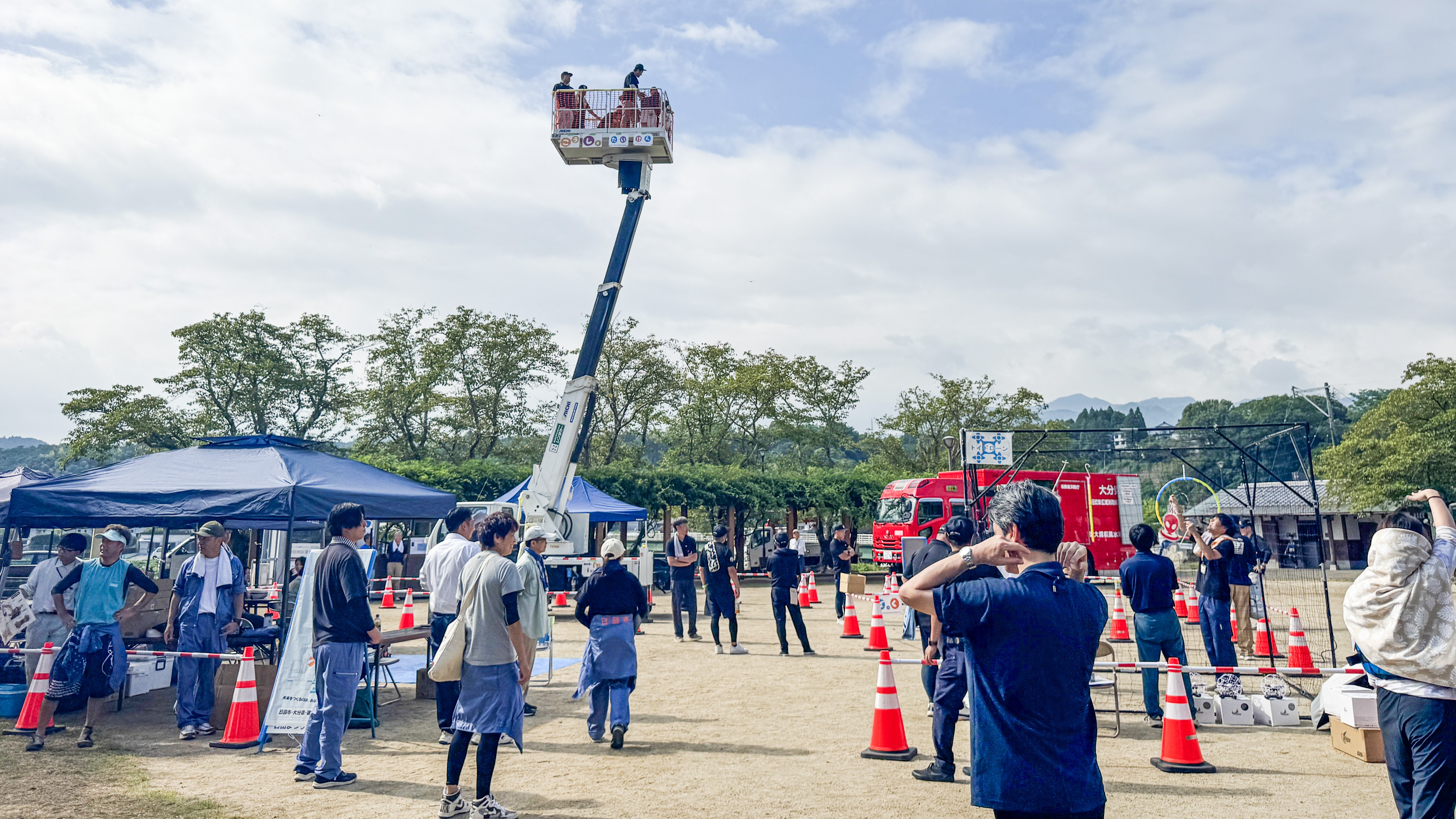 日田市で防災フェスタ開催